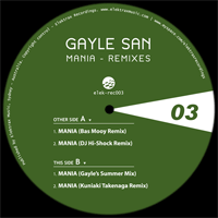 Gayle San – Mania Remixes (12″ Vinyl)
